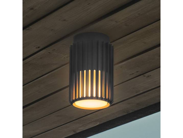 Plafonnier d'extérieur Aludra Seaside Anthracite - Nordlux - Terrasse - Design - Aluminium - Rond