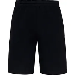 Fruit of the Loom Iconic 250 Shorts Unisex Sweatshorts mit CiCLO® Technologie, nachhaltig & bequem, schwarz, M