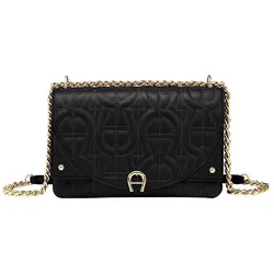 Aigner Diadora Logo Überschlagtasche