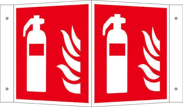 SafetyMarking® Brandschutzschild Feuerlöscher 26 cm x 15 cm 15.A5030