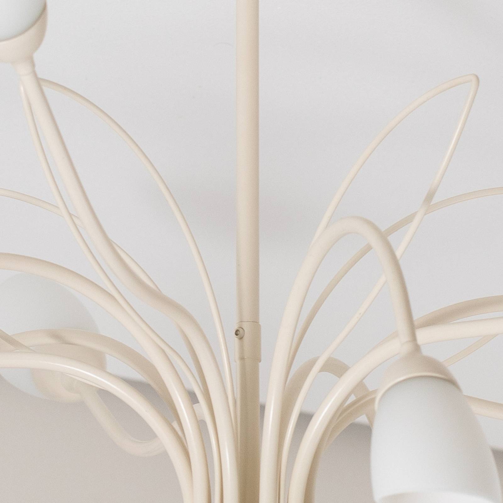 Deckenlampe Gloriosa Jupiter, dimmbar, creme / amber, für Wohn- / Esszimmer, Metall, Deckenlampe