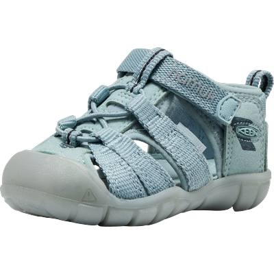 Sandale KEEN "SEACAMP II CNX", Mädchen, Gr. 22, blau (ice blau), Synthetik, Schuhe Sandale