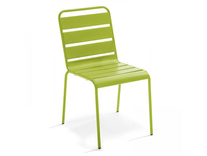 Oviala - Chaise en métal style industriel