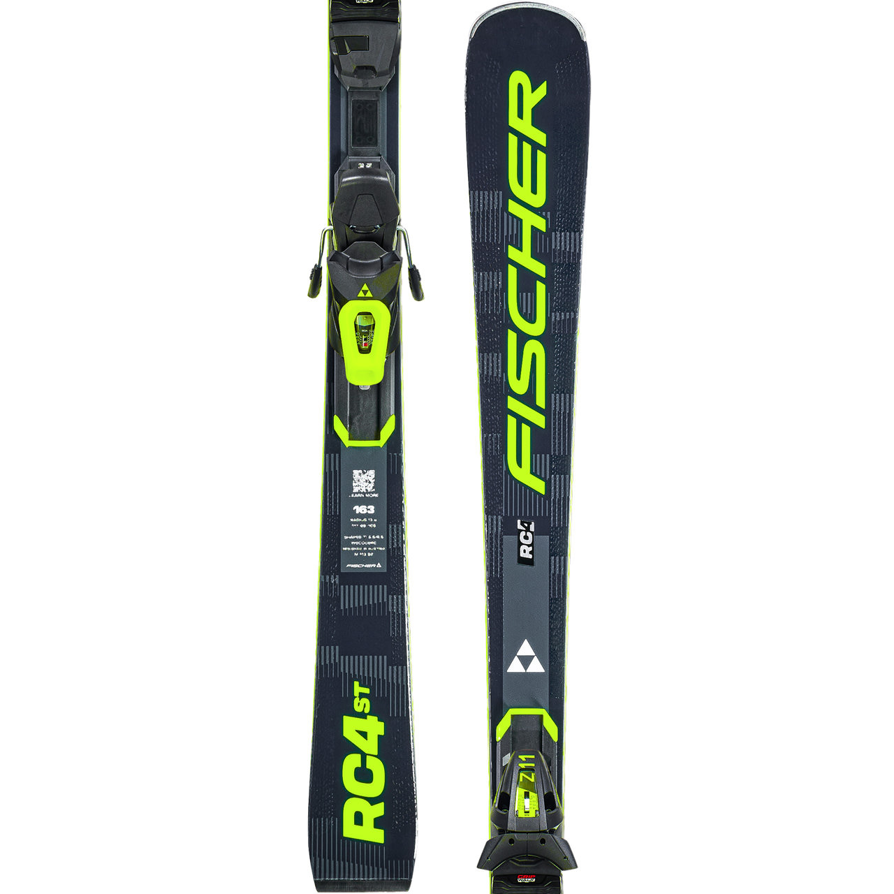 Fischer RC4 ST LYT PR black/yellow - 156 cm