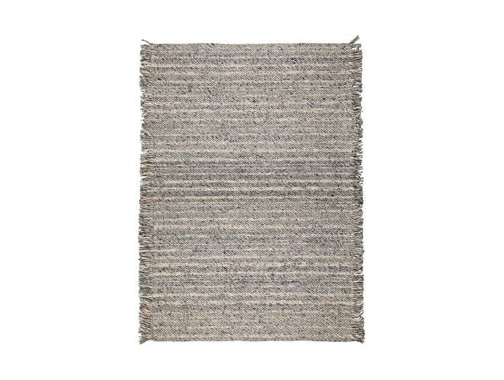 Handgewebter Wollteppich „Frills“ 170 x 240 cm Graublau Zuiver