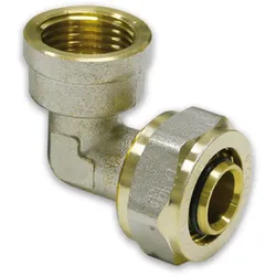 Klemmringverschraubung Schraubfitting Pipetec, Winkel 90° mit Innengewinde (IG) (Ausführung: 26 - 3/4''IG)