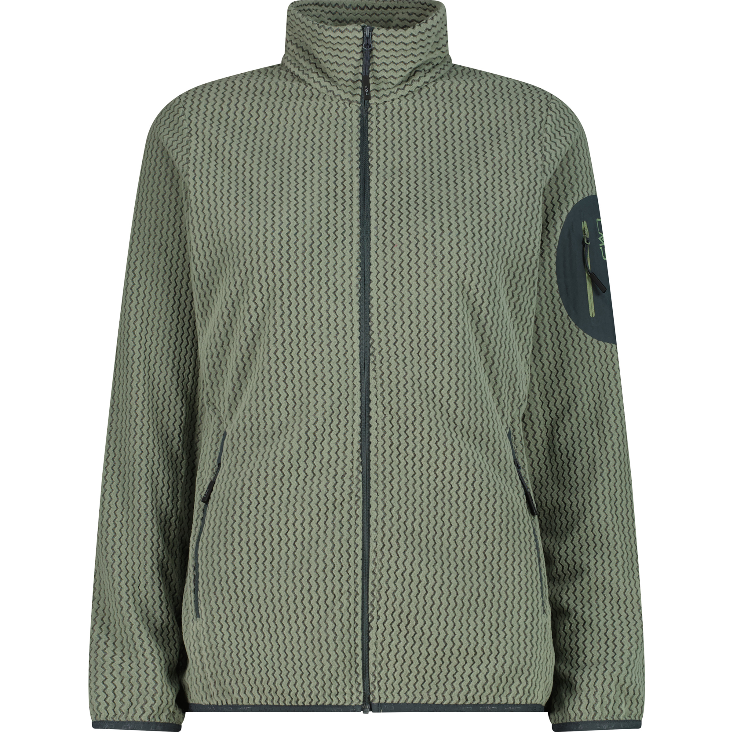 CMP Damen Fleecejacke gruen Größe XL Trekking Schnell trocknend