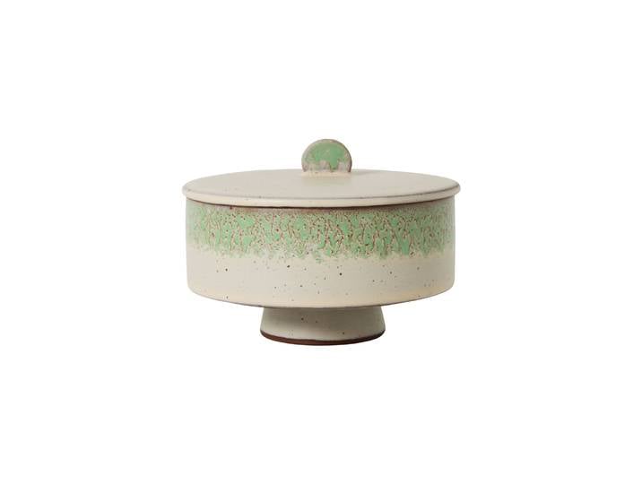 HK LIVING - Boîte hermétique 70s ceramics - Vert - Grès émaillé