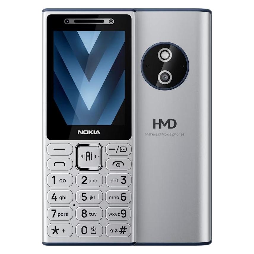 Nokia 210 4G Dual Sim Silver (2.40") (72711548)