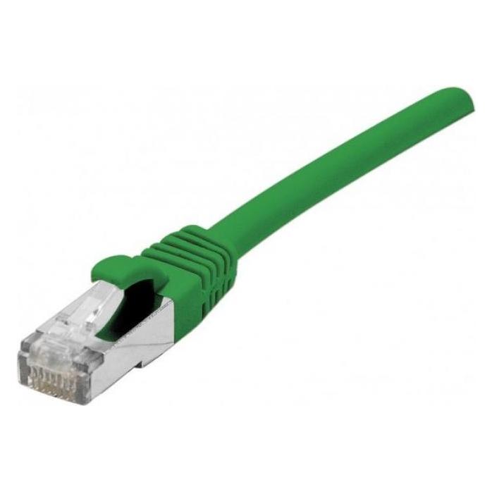 Exertis Connect Patchkabel S/FTP, PiMF, Cat.6A, grün, 1,0 m Kategorie: Cat.6A Class EA (2x RJ45), Rohmaterial: Kabel (S/FTP, 1 m) (858617)