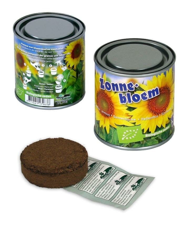 Sluis Garden Boeketje in blik zonnebloem BIO