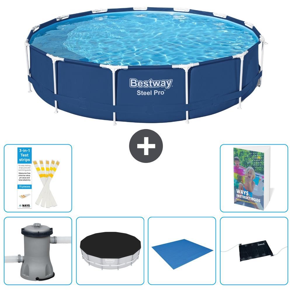Bestway Steel Pro Rund - 396x84 cm - 5-teilig S214