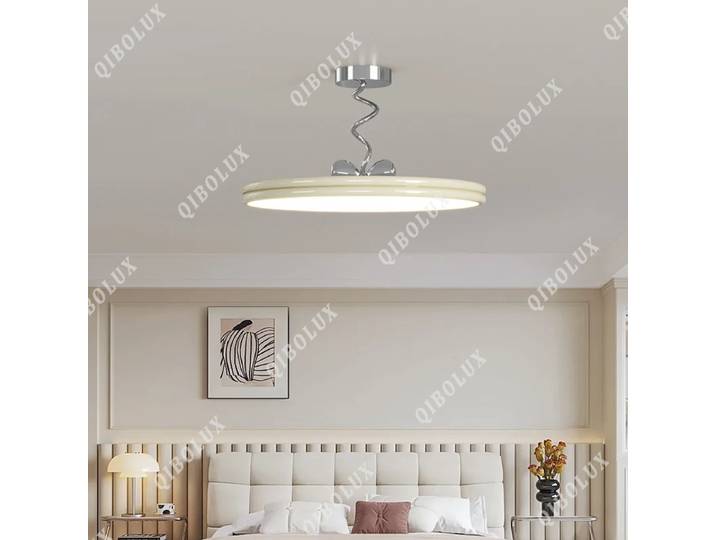 Moderne nouvelle Protection des yeux plafonniers à spectre complet lampes de chambre à coucher de Style crème minimaliste Design créatif lampes d'éclairage intérieur