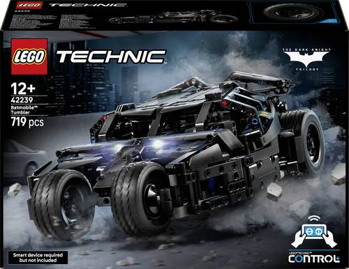 42239 LEGO TECHNIC Batmobile Tumbler ferngesteuertes Spielzeugauto Batman Fanartikel Modell mit Lenkung und Scheinwerfern Geschenkidee fü