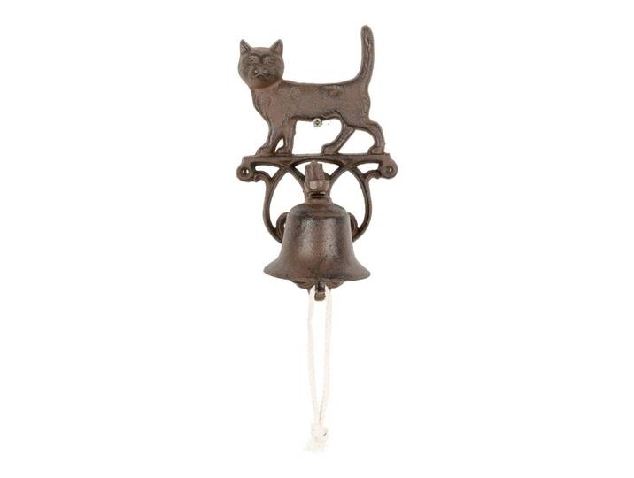 TÜRGLOCKE Gusseisen Katze