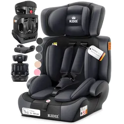 KIDIZ® Autokindersitz Kinderautositz Gruppe 1+2+3 9-36 kg 5-Punkt-Sicherheitsgurt, Autositz, Kindersitz, Einstellbare Kopfstütze