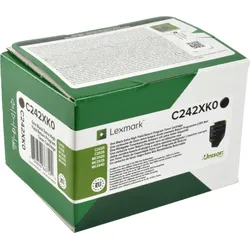 Lexmark Toner C242XK0 schwarz