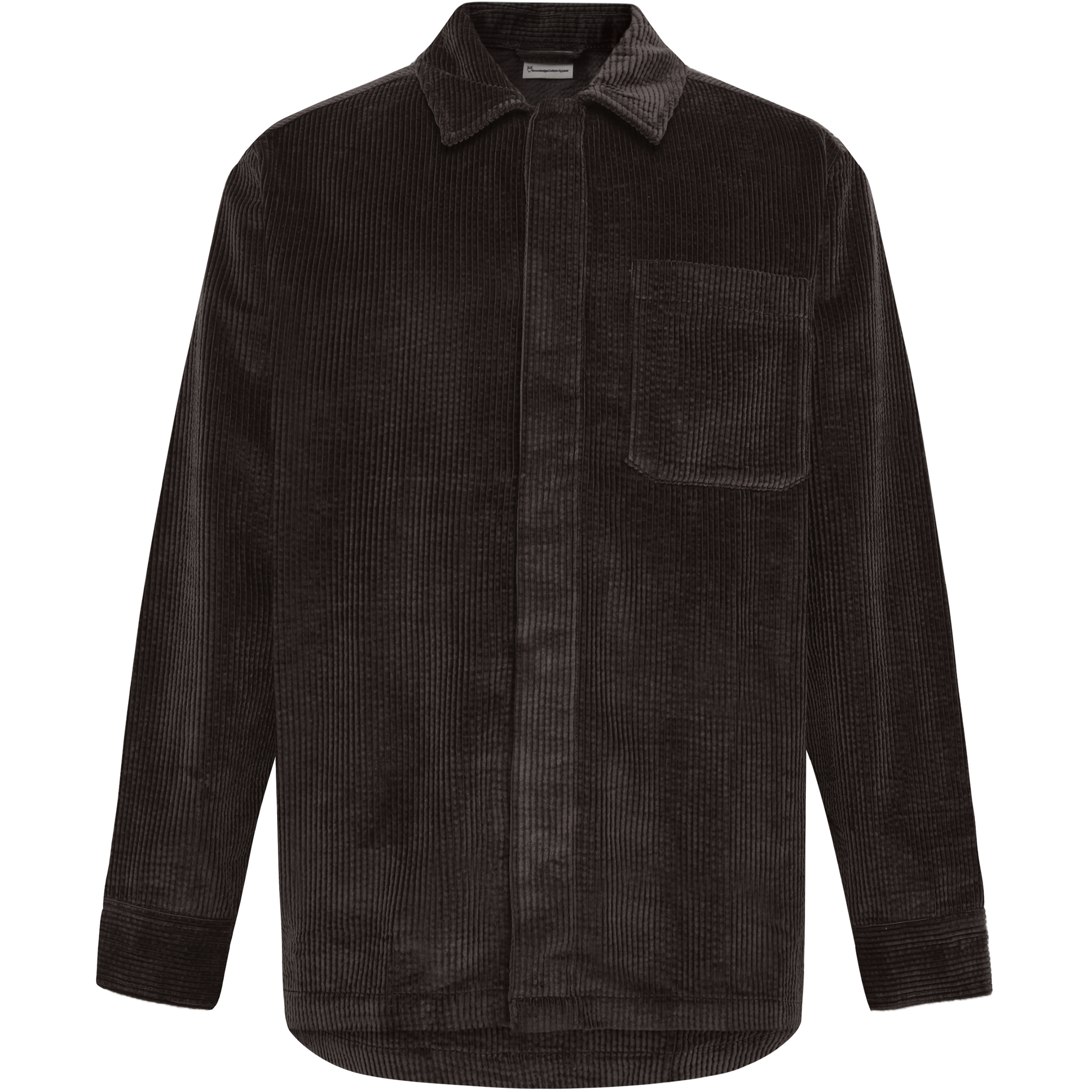 KnowledgeCotton Apparel Corduroy Herren Freizeitjacke, Parkas braun Größe M Lifestyle Hautfreundlich