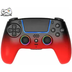 Deep Explorer - Pro RGB Wireless PS5 Controller (Eclipse Red) (Playstation Classic), Gaming Controller, Rot