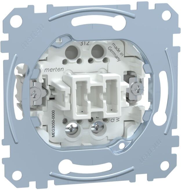 Merten Bouton-poussoir 1 pôle 10A 250V MEG3050-0000 (MEG3050-0000)