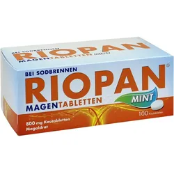 Riopan Magen Tabletten Mint 800mg Kautabletten 100 ST