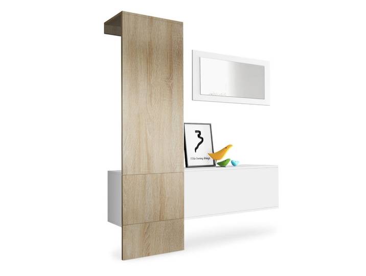 GARDEROBE Carlton Paneel in Eiche sägerau