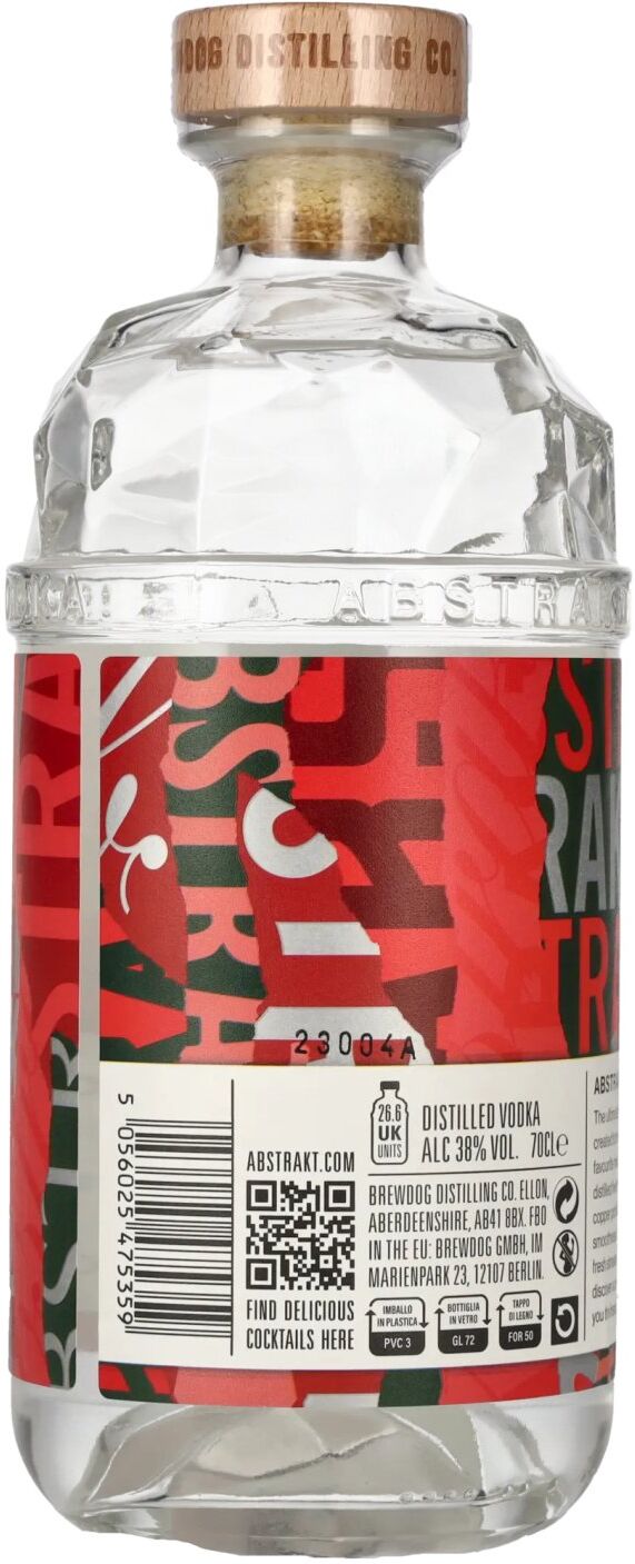 Brewdog ABSTRAKT WATERMELON X STRAWBERRY Vodka 38% Vol. 0,7l