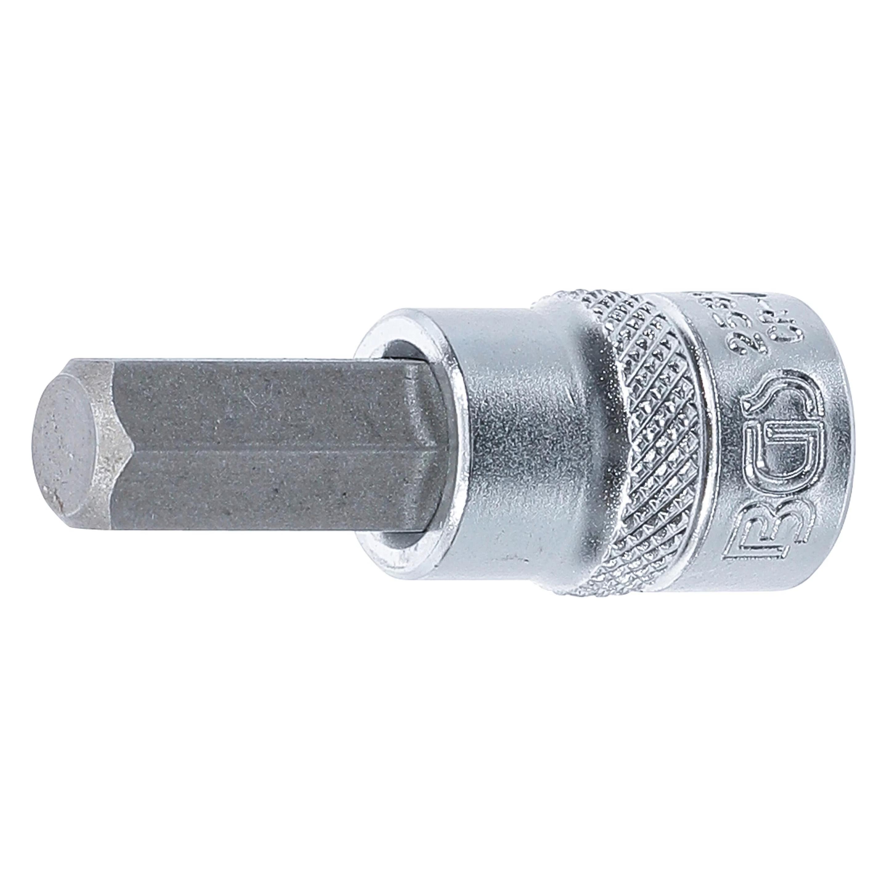 BGS Bit-Einsatz Antrieb Innenvierkant 10 mm (3/8") Innensechskant 10 mm (2582)
