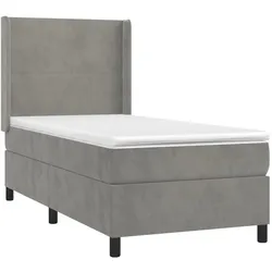 vidaXL, Boxspringbett, Wamelum (Block mit Quadraten) (90 x 190 cm)