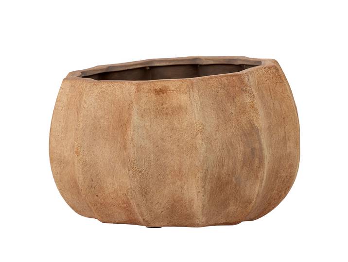 home24 Decoratie bloempot Conja 16 x 26 x 26cm bruin