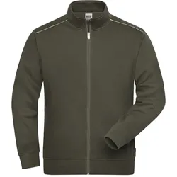 James & Nicholson Herren Workwear Sweatjacke Solid JN894