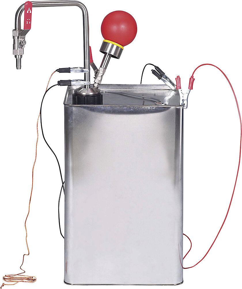 kaiserkraft Edelstahl-Lösemittelpumpe, Handbetrieb, mit Auslaufbogen für Weißblechkanister, 10 l/min