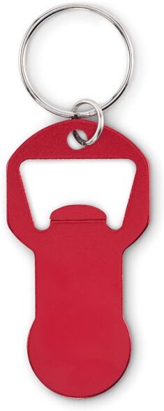 CLAVE Porte-clés décapsuleur rouge