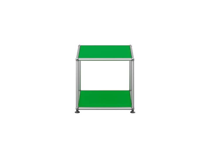 USM Haller Ablagetisch M21 grün offen T 418 cm 52.3x39x41.8