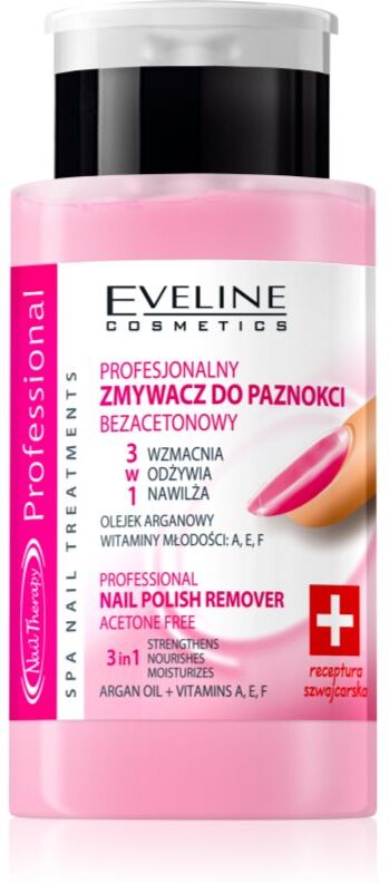 Eveline Cosmetics Professional Neglelakfjerner uden acetone 190 ml