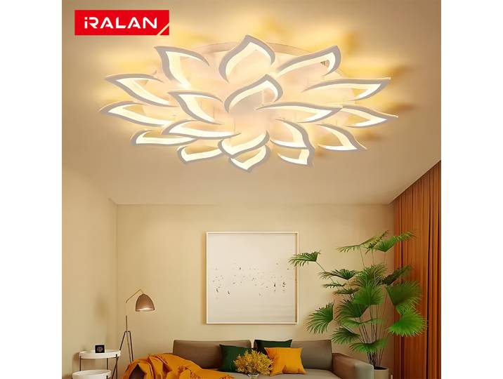 IRALAN-Plafonnier LED à Intensité Réglable, Luminosité, Luminaire Décoratif d'Nik, Idéal pour une Chambre à Coucher, une Table à Manger ou une Salle à Manger
