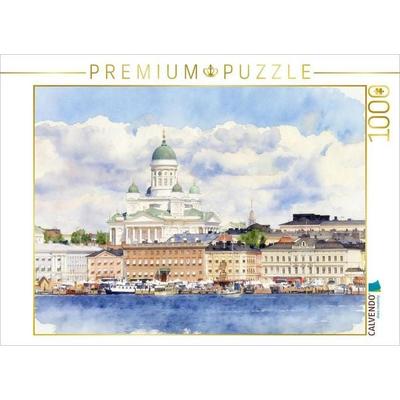 CALVENDO Puzzle Dom zu Helsinki | 1000 Teile Lege-Größe 64x48cm Foto-Puzzle für glückliche Stunden