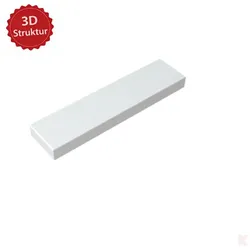 Klemos Fliese 1x4 – individuell bedruckte Klemmbaustein-Fliese mit 3D Struktur