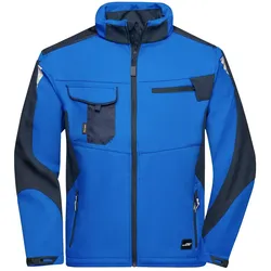 Softshelljacke "JN844" - 3XL - royal/navy