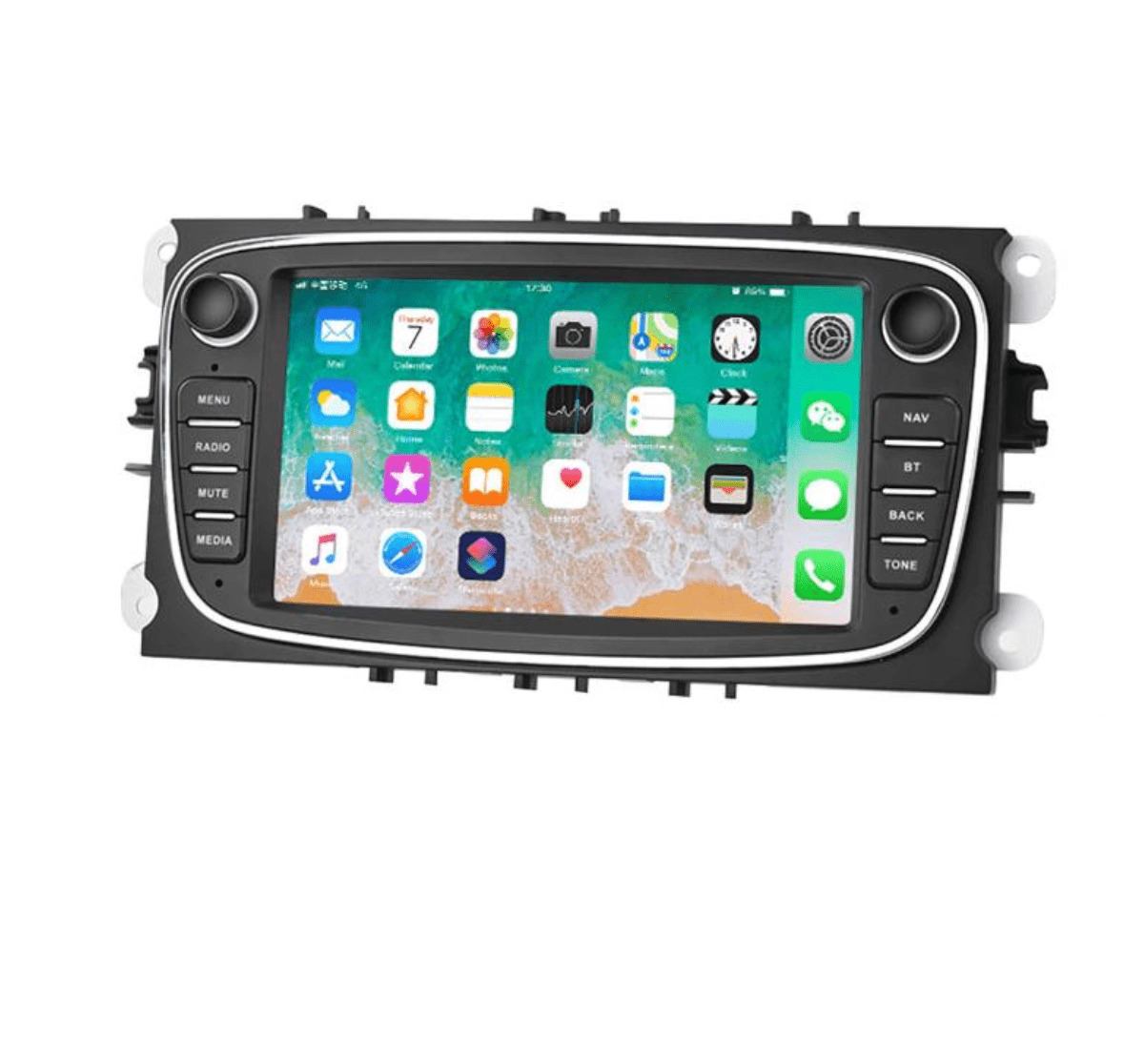 PODOFO 2GB RAM 2DIN Autoradio mit Kamera für Ford S-Max, Mondeo, Galaxy, C-Max, Focus, KUGA. Neues Autoradio für Ford Focus, Ford Mondeo, Ford Galaxy mit Android, GPS-Navigation, Karten, Kamera und USB-Anschluss