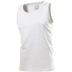 Stedman Classic Tank Top Men Weiß Baumwolle Large Herren