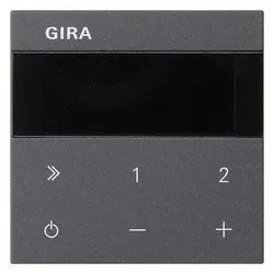 GIRA UP-Radio anthrazit Bedienelement 232228