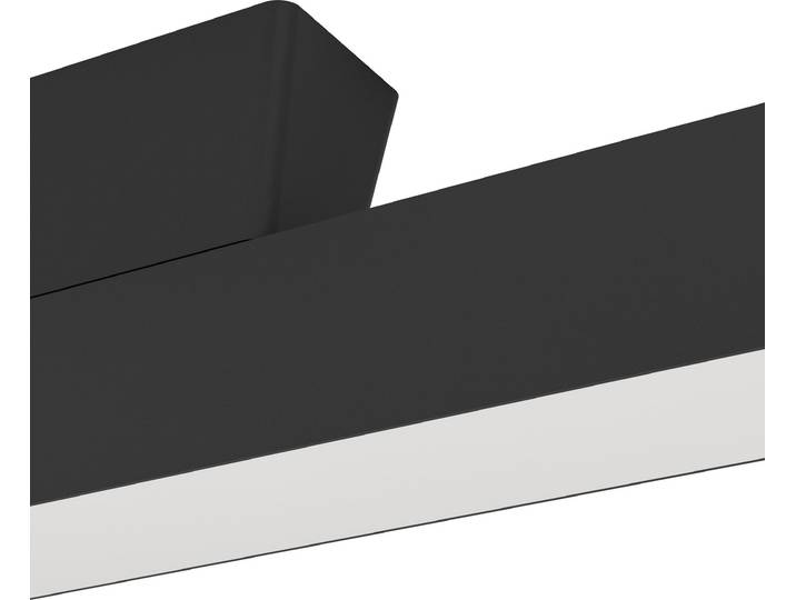 Eglo Connect LED Plafonnier Simolaris-Z noir 122 x 5\,5 cm dimmable