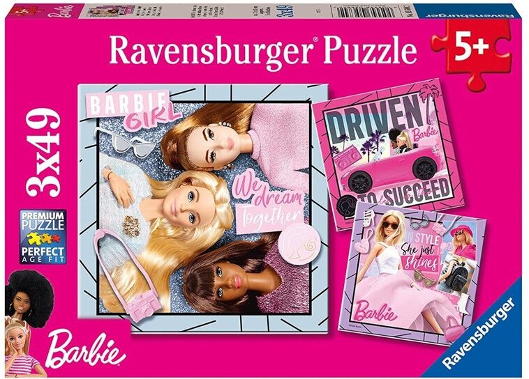 Ravensburger Puzzles 3x49 pièces - Inspire le monde ! / Barbie