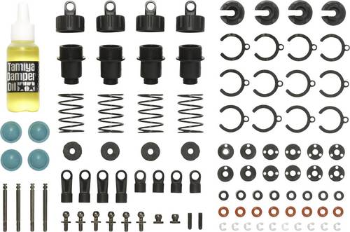 Tamiya 54753 Tuningteil TT-02 CVA Super Mini Stoßdämpfer-Set
