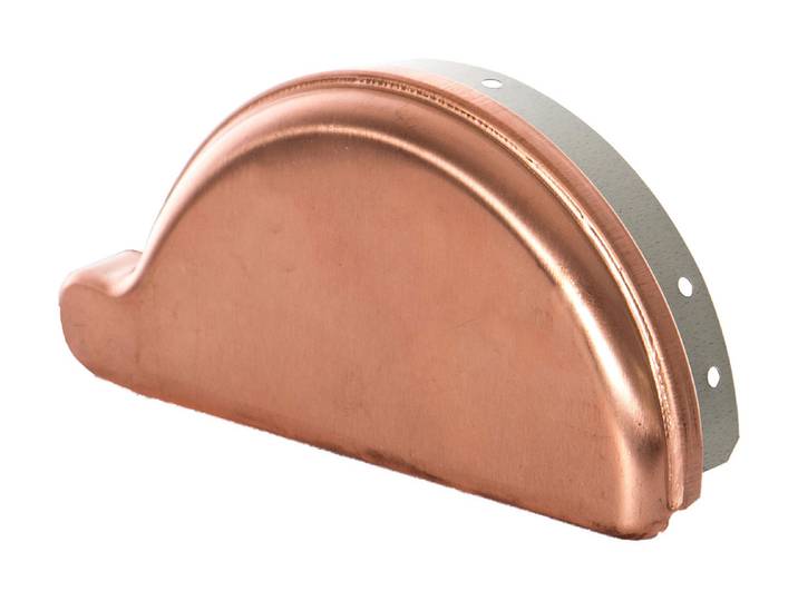 Strubline Rinnenboden Kupfer 25 cm