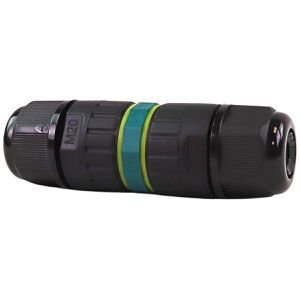 Luxula Kabelverbinder LX900123, IP68 wasserdicht, für 0,5 - 2,5 mm Kabel-Ø, 3-polig