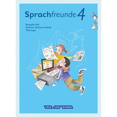 Sprachfreunde - Sprechen - Schreiben - Spielen - Ausgabe Süd (Sachsen, Sachsen-Anhalt, Thüringen) - Neubearbeitung 2015 - 4. Schuljahr, Taschenbuch
