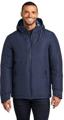 Port Authority J362 Venture Waterproof Insulated Jacket in Dress Blue Navy size Small   Polyester