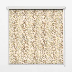 INNENROLLO - Fensterrollo - Rollo - 90x140 cm - Goldene Blätter